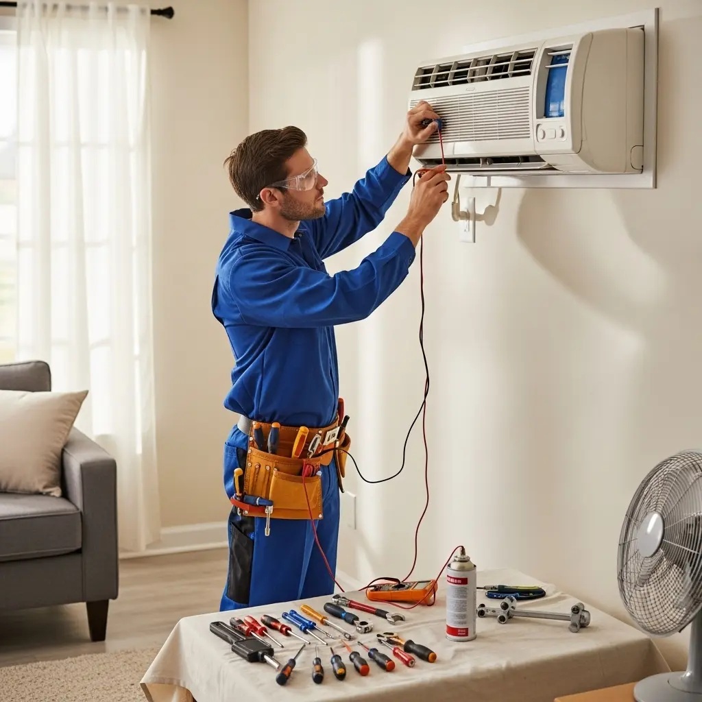 Köprübaşı Panasonic Panasonic klima gaz dolumu ve bakım – Enerji verimliliği artırıldı. - Teknik servis örneği